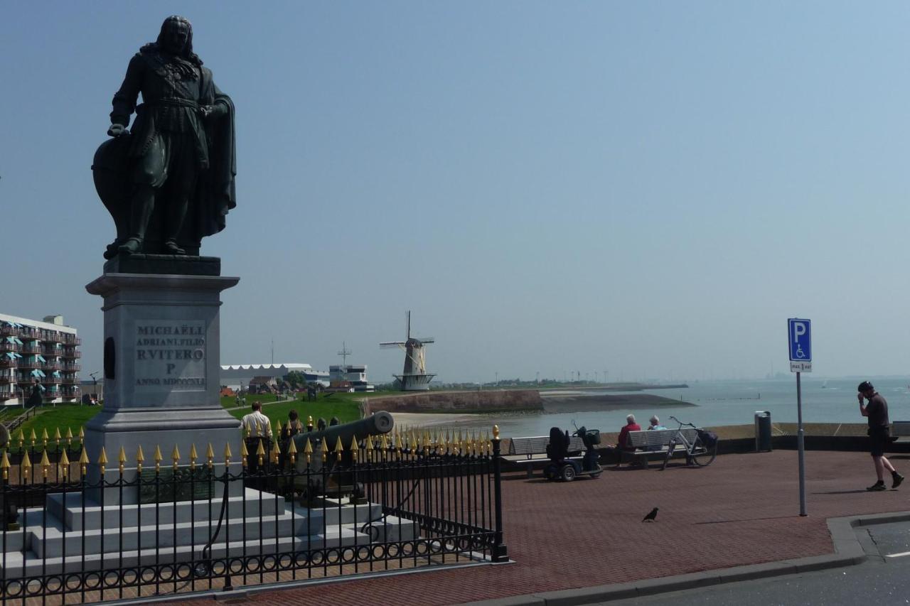 Rijksmonument Havenzicht, Met Zeezicht, Ligging Direct Aan Zee En Centrum Vlissingen Exterior photo