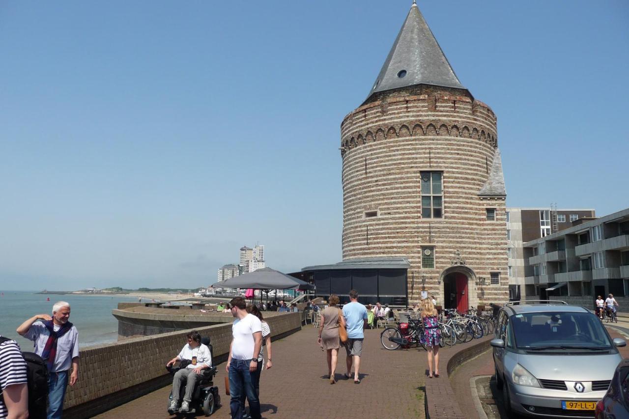 Rijksmonument Havenzicht, Met Zeezicht, Ligging Direct Aan Zee En Centrum Vlissingen Exterior photo