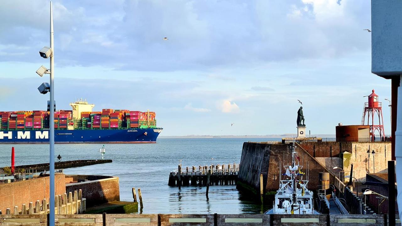 Rijksmonument Havenzicht, Met Zeezicht, Ligging Direct Aan Zee En Centrum Vlissingen Exterior photo
